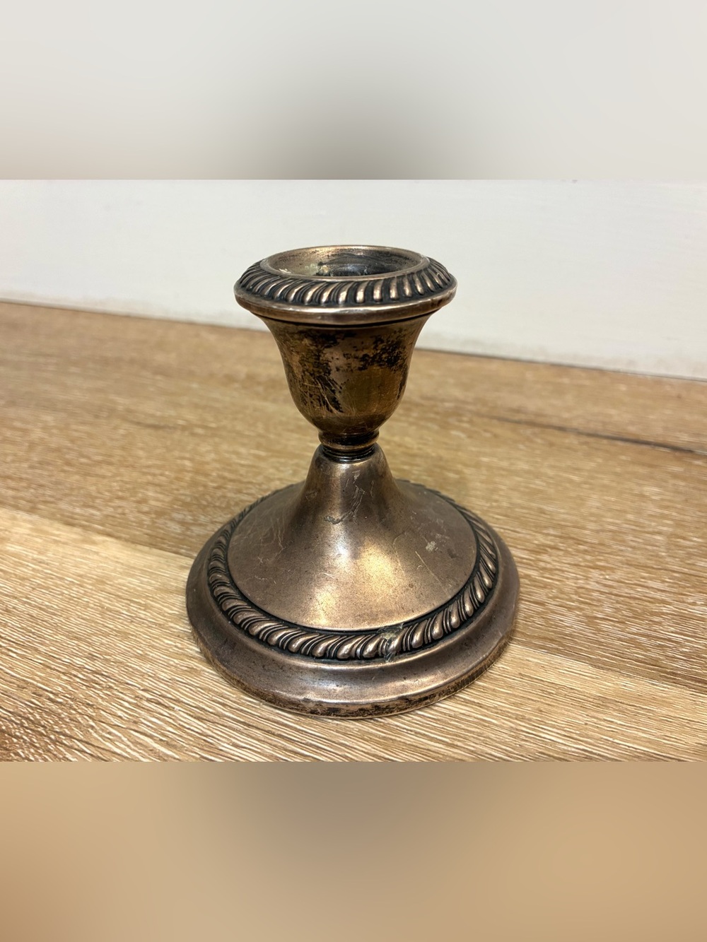 Vintage Weighted Sterling Silver Candlestick Made By Gorham